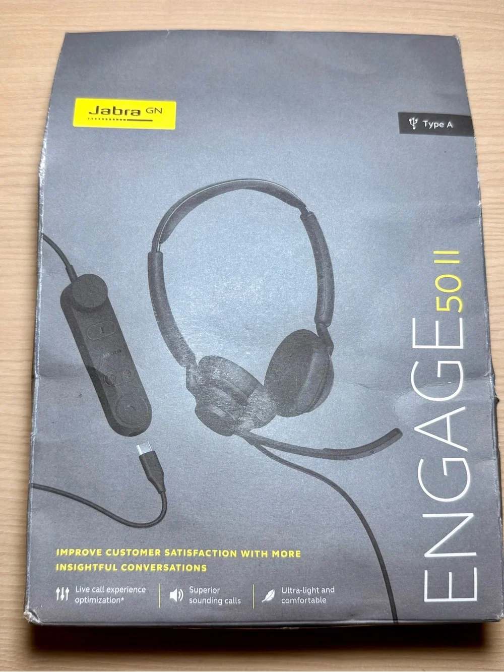 Jabra Engage 50 II USBA Call Control Unit ENC160 Ultra Lightweight Complete Unit